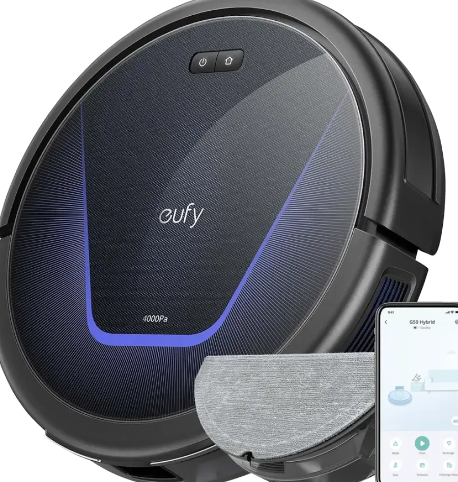 Robot Stofzuigers > Eufy Robotstofzuiger G50 Hybrid