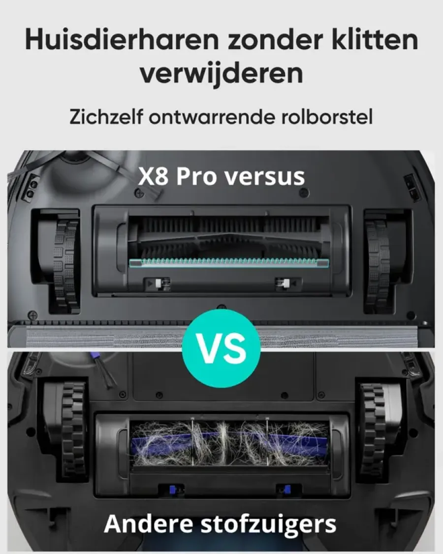 Robot Stofzuigers > Eufy Robotstofzuiger X8 Pro