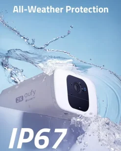 Elektronische Beveiliging > Eufy SoloCam S40 Beveiligingscamera 2K met Zonnepaneel