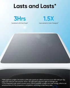 Elektronische Beveiliging > Eufy S220 SoloCam beveiligingscamera voor buiten met zonnepaneel