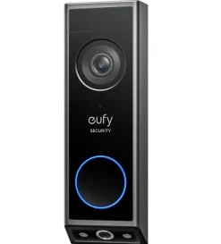 Intercoms & Deurbellen|Elektronische Beveiliging > Eufy Video Deurbel E340 2 camera's Zwart Uitbreiding