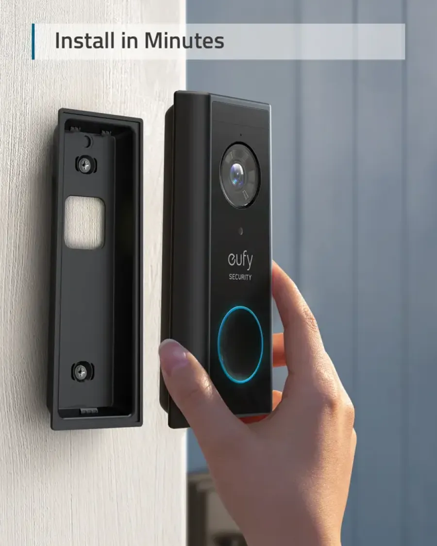 Intercoms & Deurbellen|Elektronische Beveiliging > Eufy Video Deurbel S220 met HomeBase 2