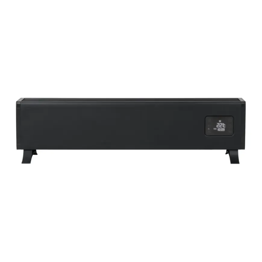 Eurom Alutherm Plint 1000 Watt zwart met WiFi