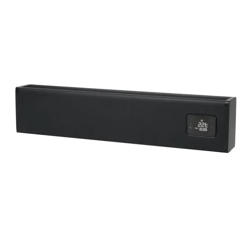 Eurom Alutherm Plint 1000 Watt zwart met WiFi