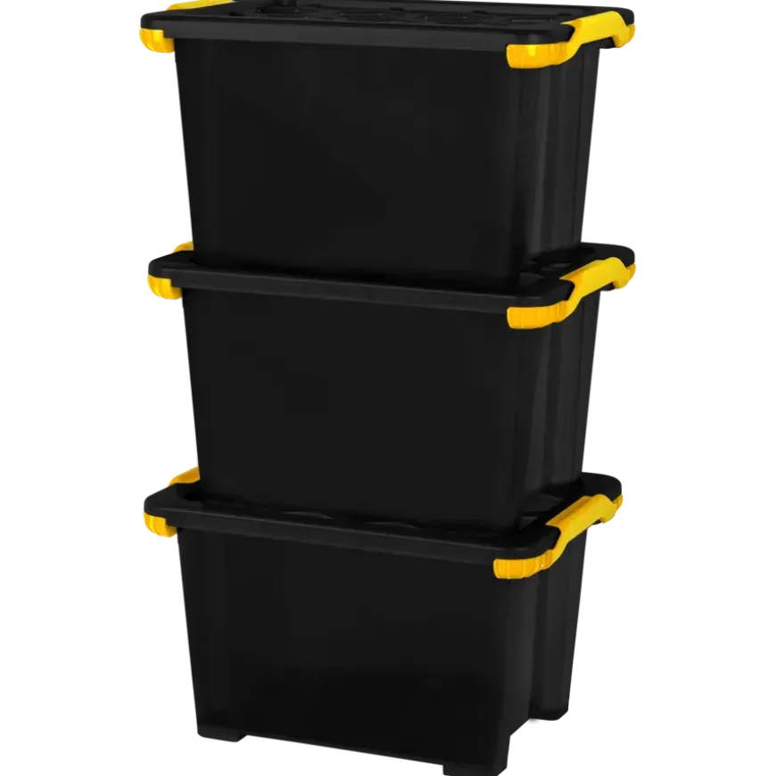 Evo Pro opbergbox DIY antraciet kunststof 15 L