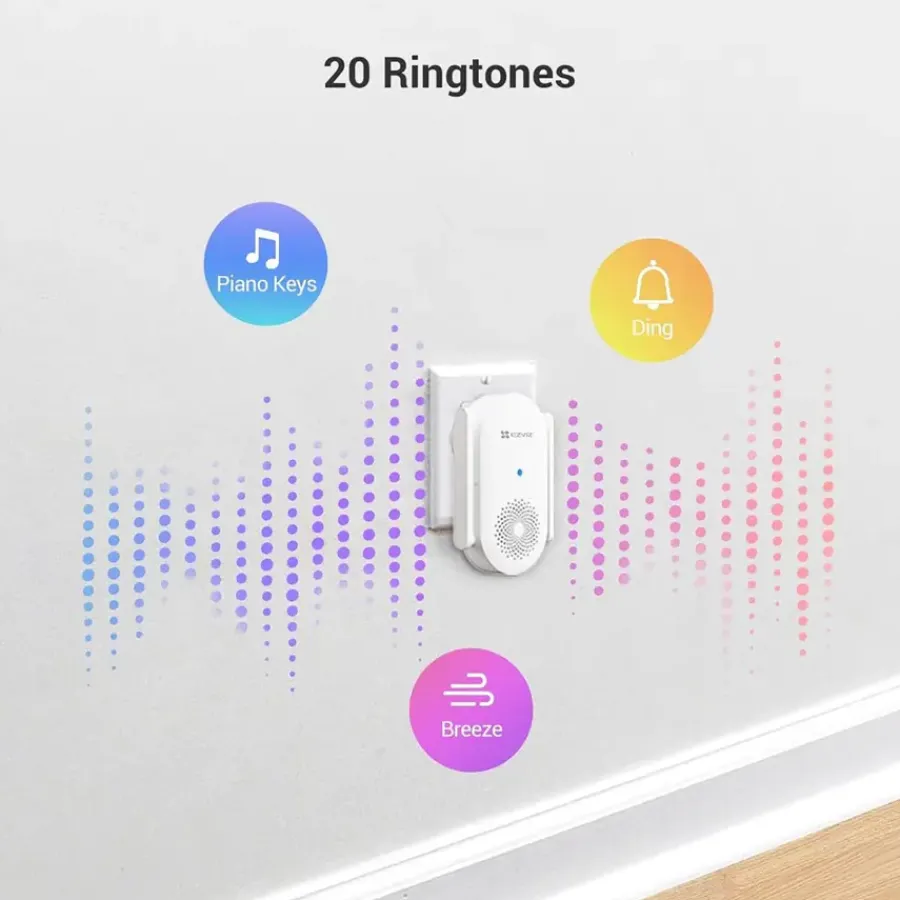 Intercoms & Deurbellen|Elektronische Beveiliging > Ezviz CH1 chime voor EP3x Pro & HP3 Pro