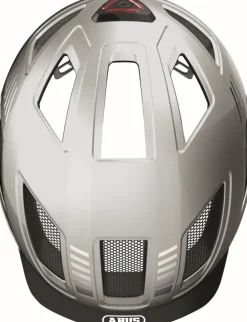 Fietskleding > Abus Fietshelm Hyban 2.0 signal silver M