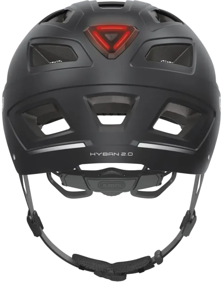 Fietskleding > Abus Fietshelm Hyban 2.0 velvet black M