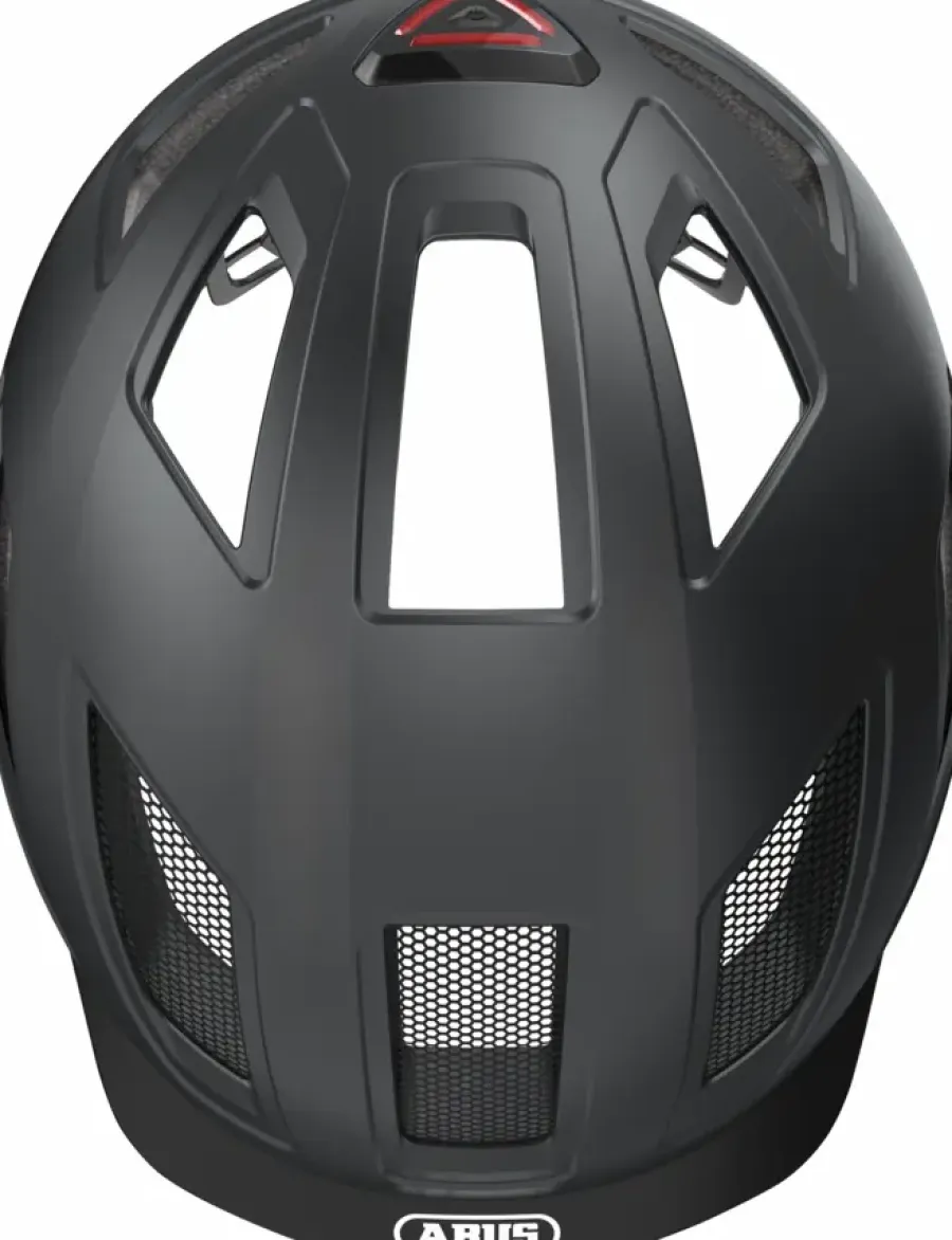 Fietskleding > Abus Fietshelm Hyban 2.0velvet black L