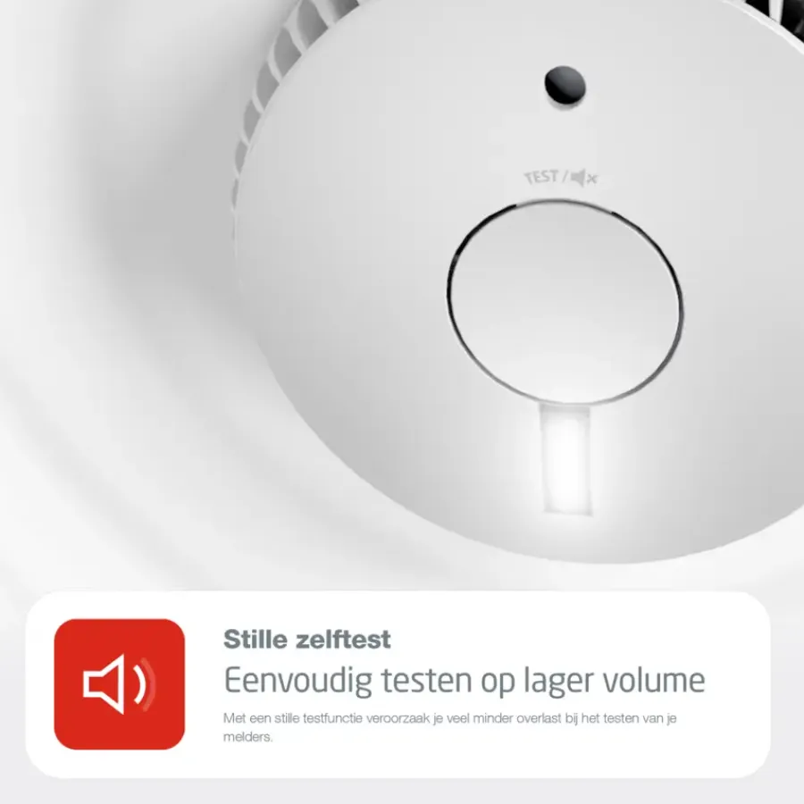 Rookmelders > Fire Angel FireAngel optische rookmelder met noodverlichting en vervangbare batterijen (levensduur 10 jaar)