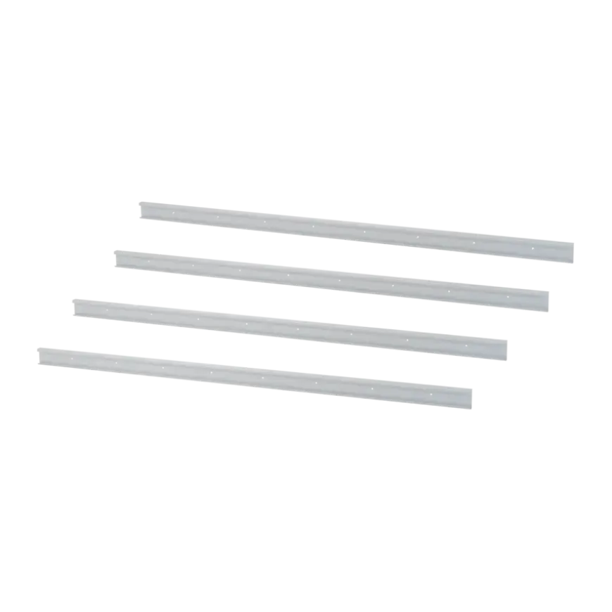 Firststep trapneusprofielset laminaat zilver, voor 4 treden