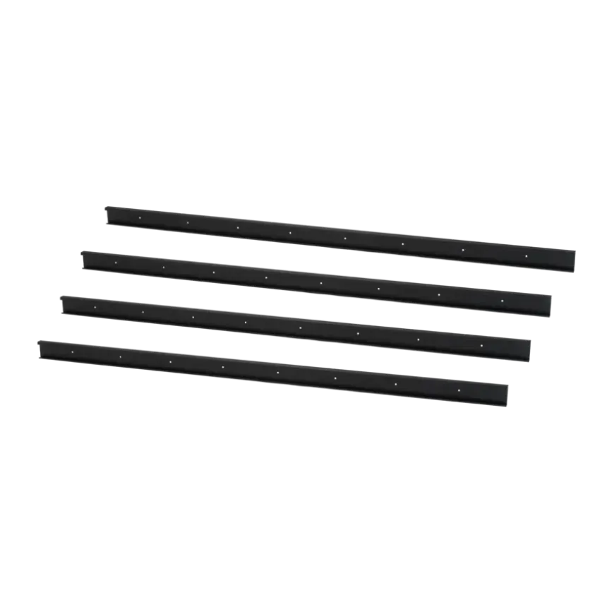 Firststep trapneusprofielset laminaat zwart, voor 4 treden