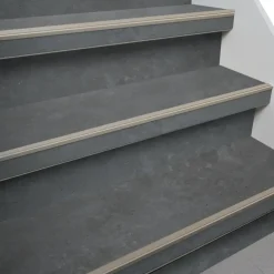 Firststep trapneusprofielset laminaat RVS, voor 4 treden