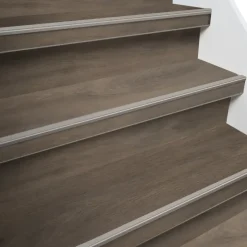 Firststep traprenovatieset pvc-treden bruin eiken, 4 stuks