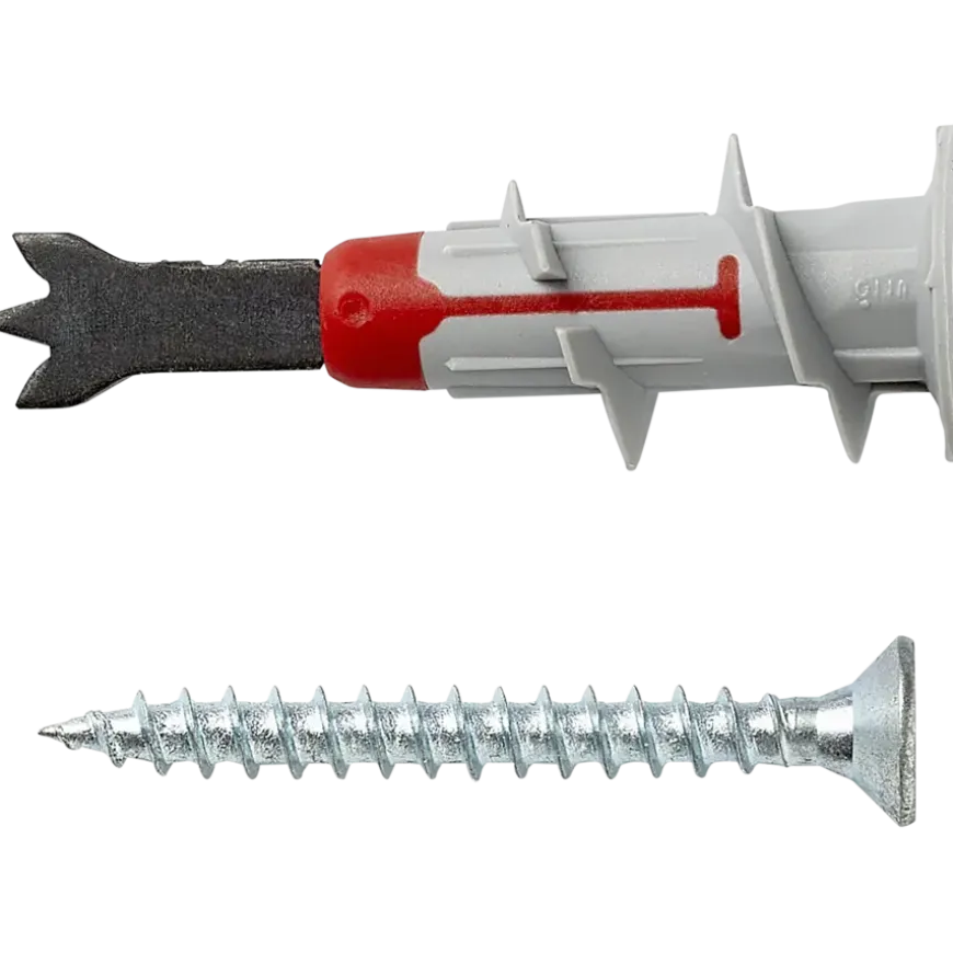 Fischer Gipsplaatplug DuoBlade 44mm + schroef 6 stuks