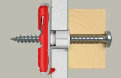 Fischer Hollewandplug DuoTec 10mm met bolkopschroef 2 stuks