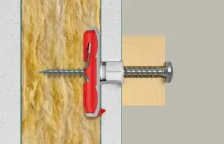 Fischer Hollewandplug DuoTec 10mm met bolkopschroef 2 stuks