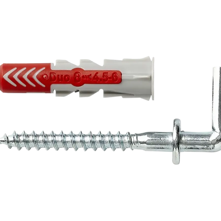 Fischer Universeelplug DuoPower 8x40mm met schroefduim 4 stuks