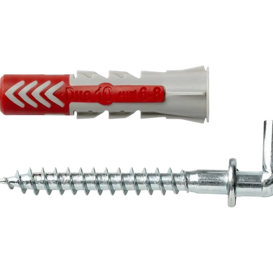 Fischer Universeelplug DuoPower 10x50mm met schroefduim 2 stuks