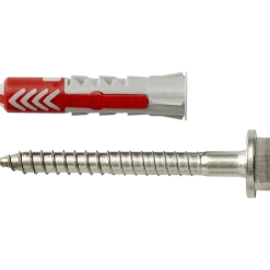 Fischer Universeelplug DuoPower 10x50 mm met RVS schroef 2 stuks