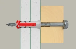 Fischer Universeelplug DuoPower 14x70mm met zeskantschroef 2 stuks