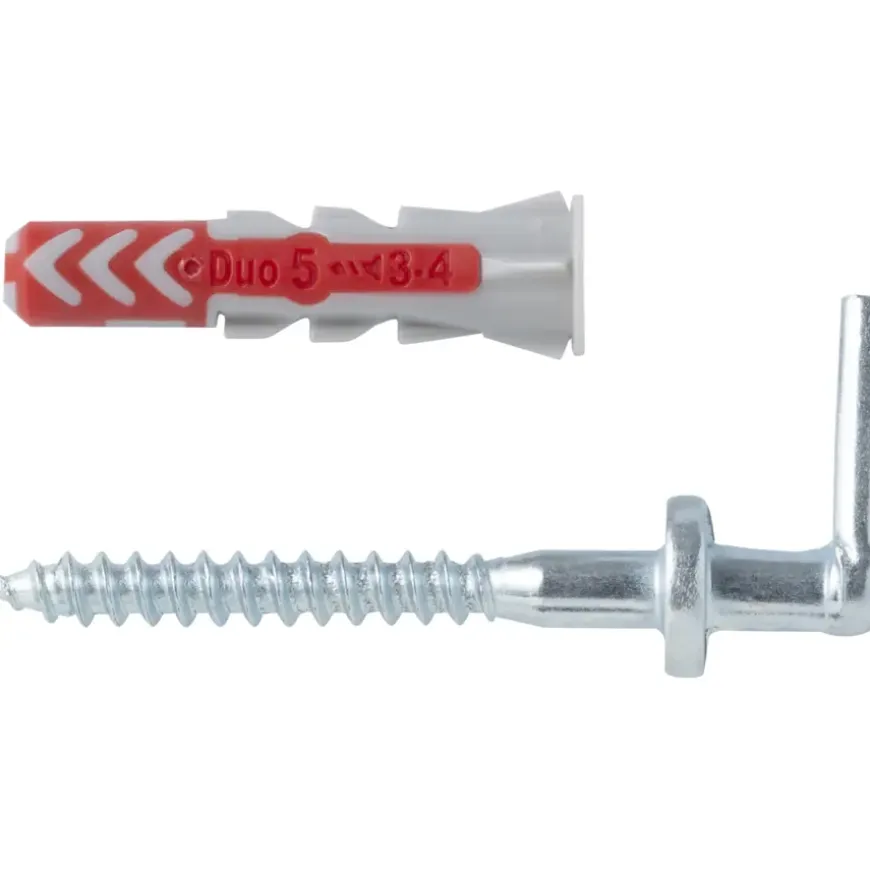 Fischer Universeelplug DuoPower 5x25mm met schroefduim 8 stuks