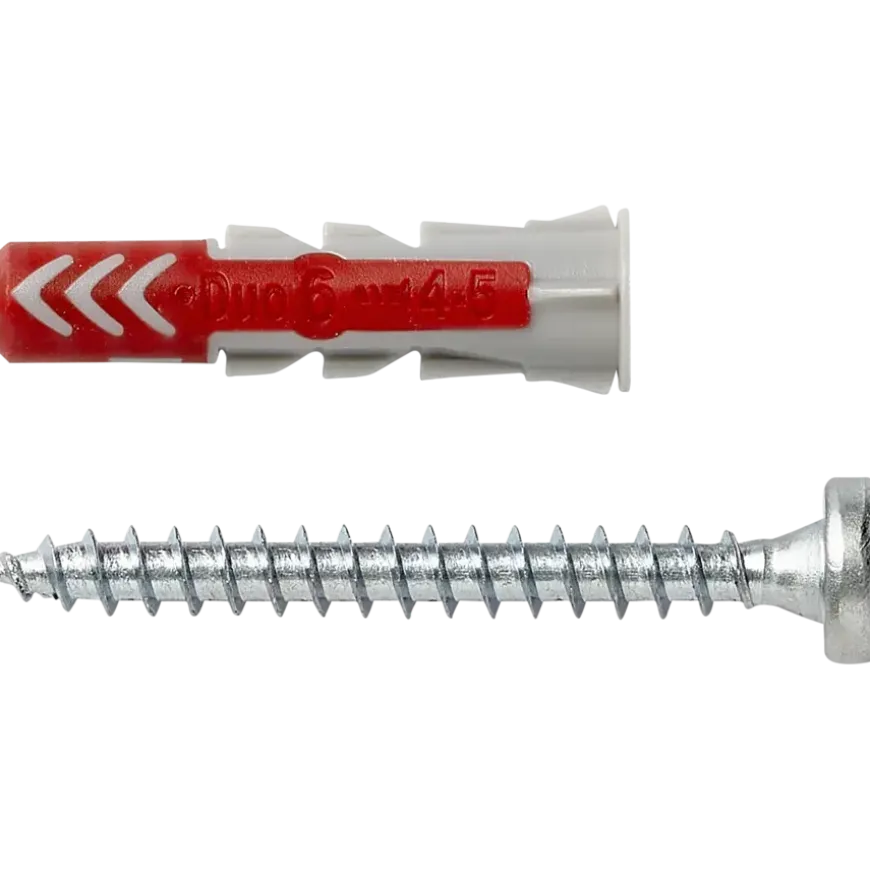Fischer Universeelplug DuoPower 6x30 mm met bolkopschroef 50 stuks