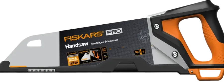 Cellenbetonblokken Accessoires|Cellenbetonblokken > FISKARS handzaag 380 mm 9TPI PowerTooth