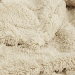 Fleece plaid hart beige 130 x 180 cm