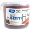Tegel- & Metselgereedschap > Foby levelling systeem starterskit 3 mm met clips, spieën en tang