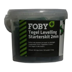 Tegel- & Metselgereedschap > Foby + :Levelling system starterskit 2mm