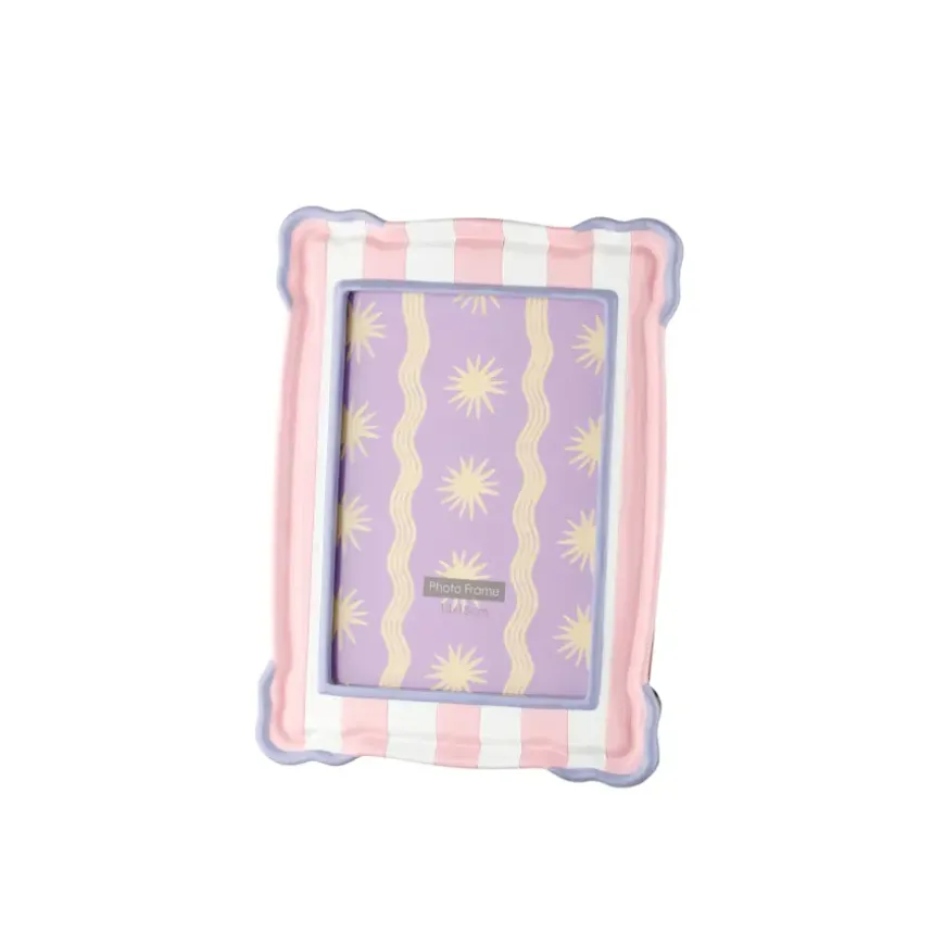 Fotolijst roze wit 16,3x1x21,5cm