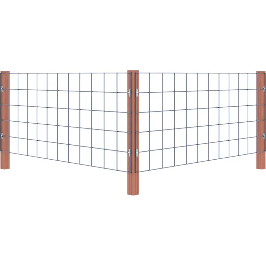 Gaas startpakket tuinhek hardhout liggend 75 x 180 cm