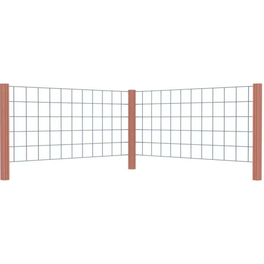 Gaas startpakket tuinhek hardhout liggend 75 x 180 cm