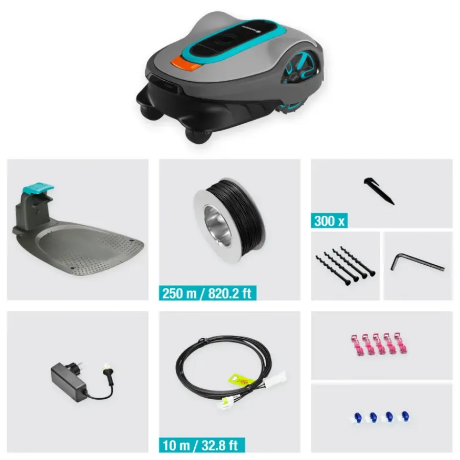 Grasmaaiers|Robotmaaiers > Gardena robotmaaier Sileno Life 1250m² - 21cm