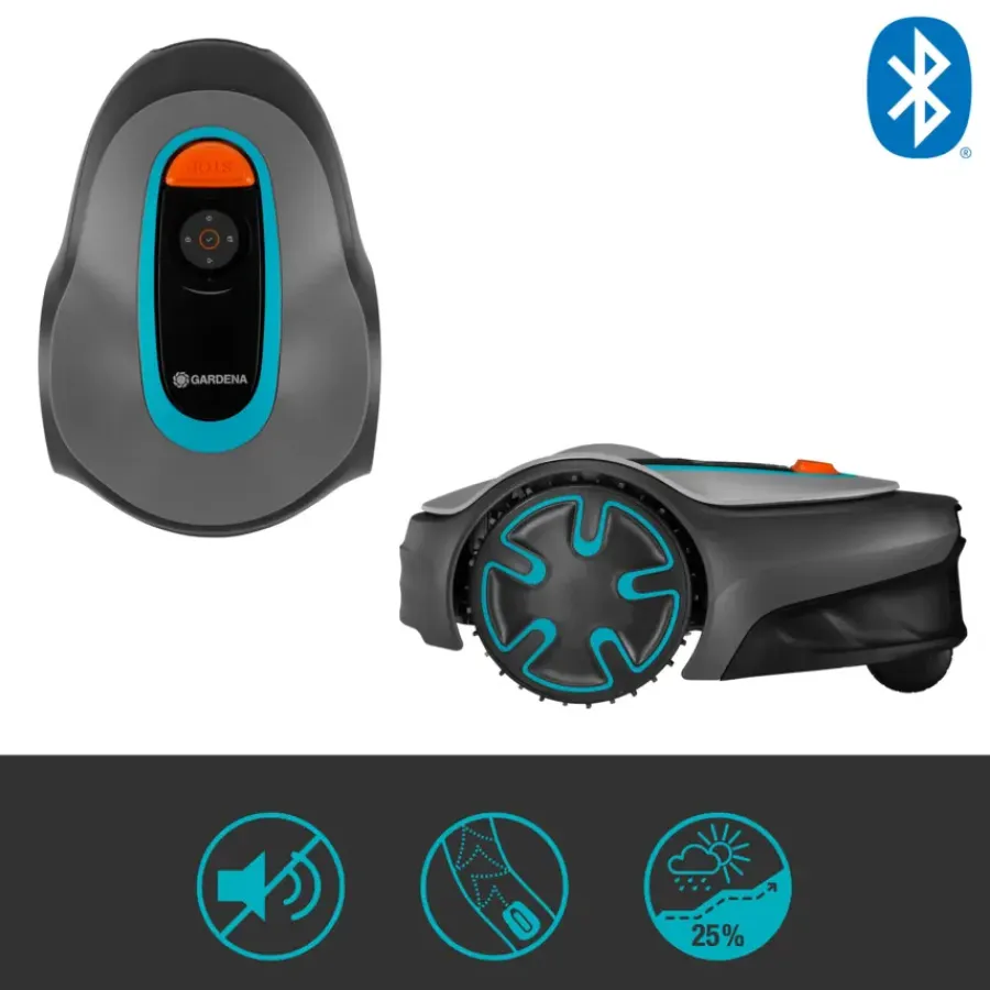 Grasmaaiers|Robotmaaiers > Gardena robotmaaier Sileno Minimo 250 m² inclusief Bluetooth