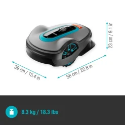 Grasmaaiers|Robotmaaiers > Gardena robotmaaier smart SILENO life 1250 m² - 21cm
