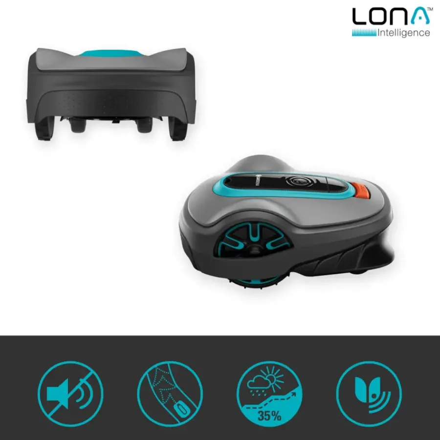 Grasmaaiers|Robotmaaiers > Gardena robotmaaier smart SILENO life 1250 m² - 21cm