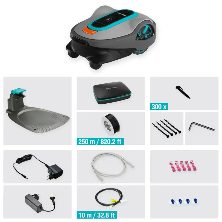 Grasmaaiers|Robotmaaiers > Gardena robotmaaier smart SILENO life 1250 m² - 21cm
