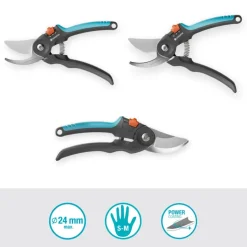 Snoeigereedschap > Gardena snoeischaar PremiumCut Flex - bypass - tuinsnoeischaar voor groen hout - 24 mm