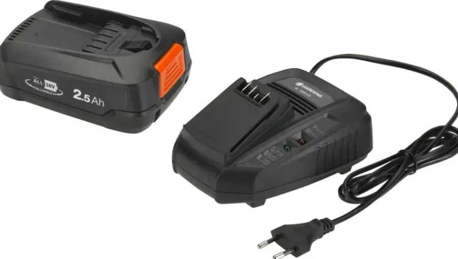 Overige Elektrisch Gereedschap Accessoires > Gardena startset POWER FOR ALL incl. AL 1830 CV lader en 2,5 Ah accu