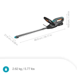 Heggenscharen > Gardena 18V accu heggenschaar EasyCut 45 cm (incl accu+lader)