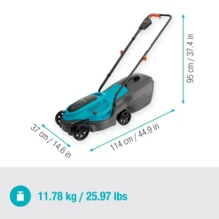 Grasmaaiers > Gardena 18V grasmaaier EasyMax 32cm incl. 4.0Ahaccu
