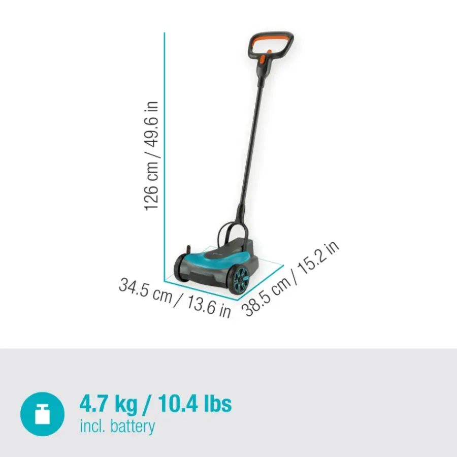 Grasmaaiers > Gardena 18V grasmaaier HandyMower 22cm incl. 2,5Ah accu + lader