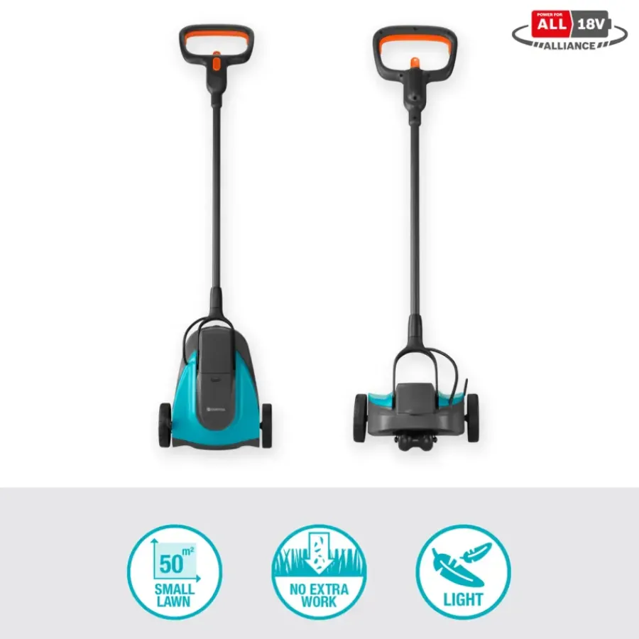 Grasmaaiers > Gardena 18V grasmaaier HandyMower 22cm incl. 2,5Ah accu + lader