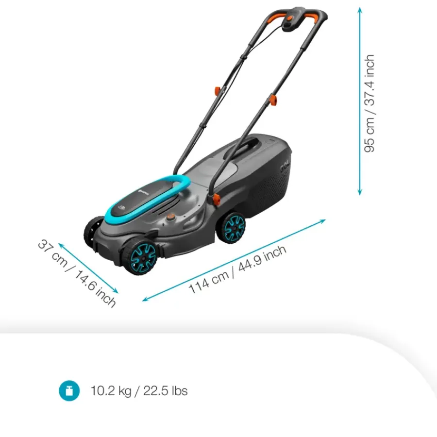 Grasmaaiers > Gardena 18V grasmaaier Powermax P4A 32cm (P4A) incl. 4.0Ah accu + lader