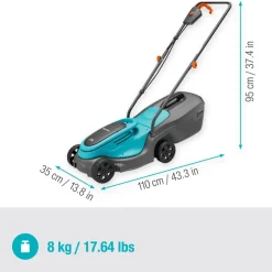 Grasmaaiers > Gardena 18V grasmaaier Powermax P4A 30cm (zonder accu)