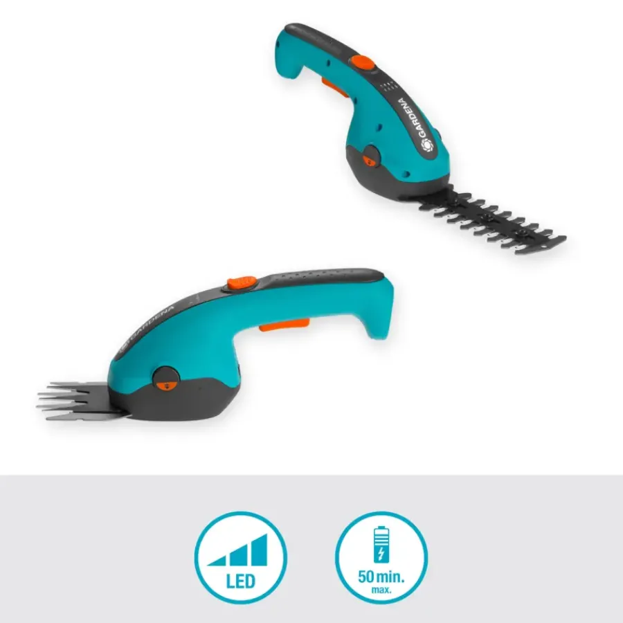 Grasscharen En Buxusscharen|Heggenscharen > Gardena 3,6V grasschaar / buxusschaar ClassicCut 12cm