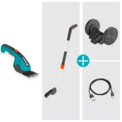 Grastrimmers > Gardena 3,6V grasschaar ClassicCut incl. wielen en steel