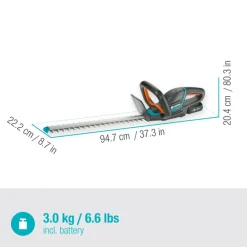 Heggenscharen > Gardena 18V heggenschaar ComfortCut 50cm incl. accu + lader